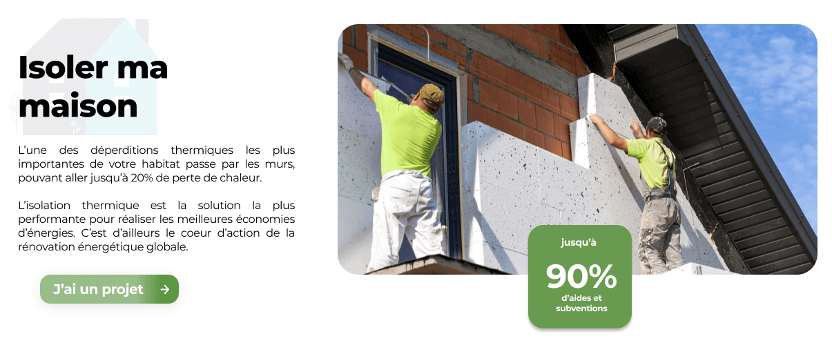 Professionnels installant un système de chauffage dans une maison avec l'accompagnement à la rénovation énergétique