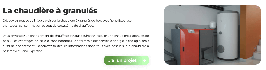 La chaudière à granulés