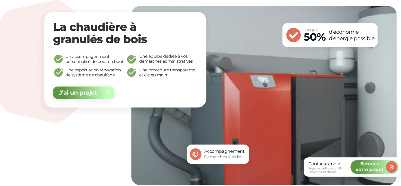 Chaudière à granulés de bois