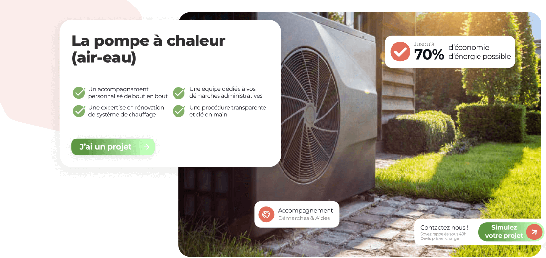 La pompe à chaleur air-eau